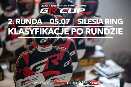 Klasyfikacje TOYOTA GR CUP 2025 po 2. rundzie na Torze Silesia Ring